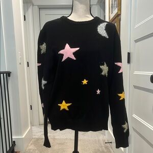 White Birch Moon & Stars Sweater